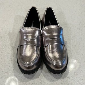 Madden Girl Metallic Loafer